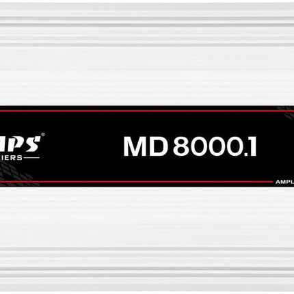 Taramps MD 8000.1 2 Ohms 8000 Watts Class D Full Range Mono Amplifier