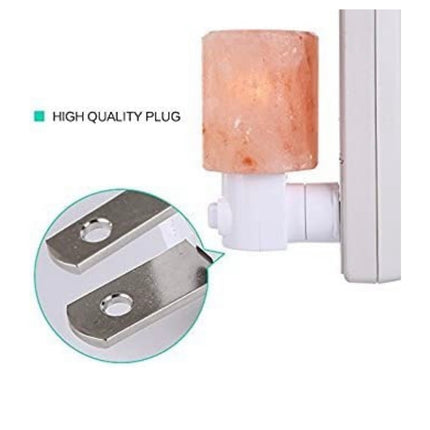 SMAGREHO Natural Himalayan Salt Lamp Night Light Crystal Salt Lamp Hand Carved Wall Light Used for Lighting, Decoration and Air Purifying, UL-Approved Plug