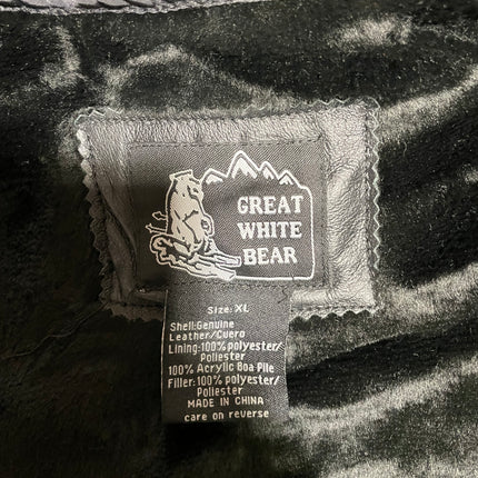 Great White Bear Unisex Genuine Leather Jacket
