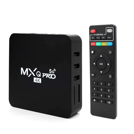 MXQ Pro 4K 64-bit Android 7.1 Smart TV Streaming Box - S905W Quad Core 1GB+8GB