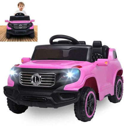 LEADZM LZ-910 Electric Car Single drive Children Car with 35W*1 6V7AH*1 Battery Pre-Programmed Music and Remote control Pink