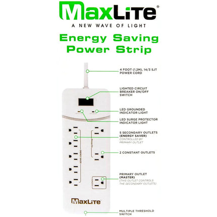 Maxlite Energy Saving Power Strip