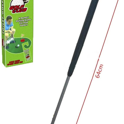Toilet Golf Game- Practice Mini Golf in Any Restroom/Bathroom - Great Toilet Time, Funny White Elephant Gag Gifts for Golfer.